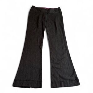 Vintage y2k Charlotte Russe Size 3 Low Rise Flare Trousers Gray